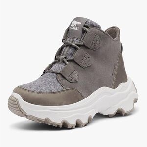 Sorel Grey High-Top Boot Sneaker